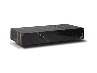 Low rectangular marble coffee table WE-172 Wayne Enterprises Home Collection