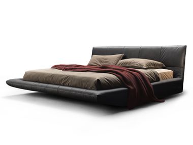 Doppelbett aus Leder WE-021 Wayne Enterprises Home Collection