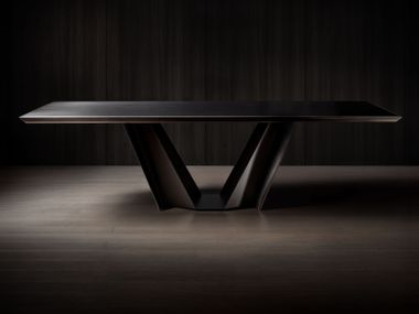 Rectangular wooden table WE-059 Wayne Enterprises Home Collection