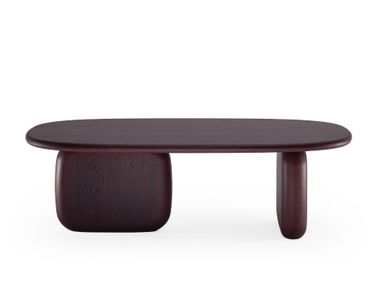Low wooden coffee table CAIRN Woak