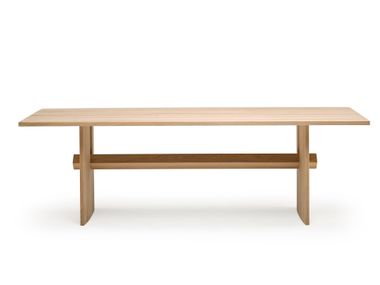Rectangular wooden dining table SNOOP Woak