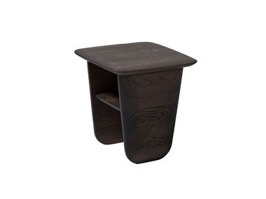 Square solid wood coffee table WING Woak