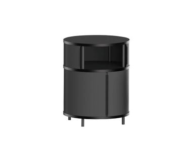 Polypropylene side table with storage space WOGG 73 Wogg
