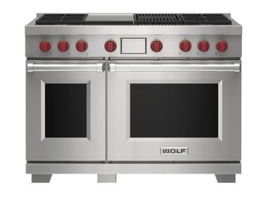 Cucina a libera installazione con piani a gas e Teppanyaki ICBDF48450CG/S/P Wolf