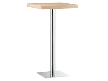 Square steel and wood high table XT 479AT Et al.