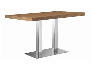 Rectangular steel and wood table XT 490Q Et al.