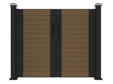 YARDCOM, AURORA Cancello a battente in alluminio