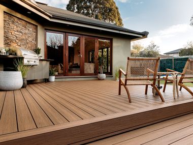 Wood fibre decking ELEMENT SERIES YARDCOM