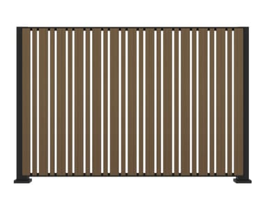 YARDCOM, FALLING SPRING Parete divisoria modulare in alluminio