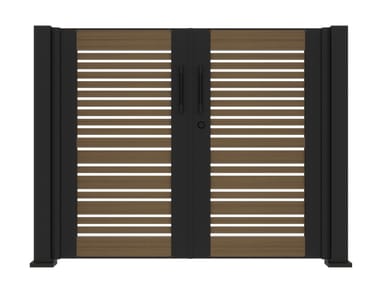 YARDCOM, MOONLIGHT Cancello a battente in alluminio