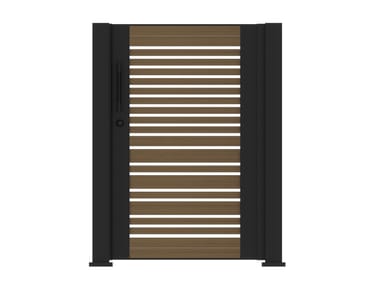 YARDCOM, MOONLIGHT Cancello a battente in alluminio