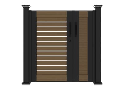 YARDCOM, MOUNTAIN MISTS Cancello a battente in alluminio