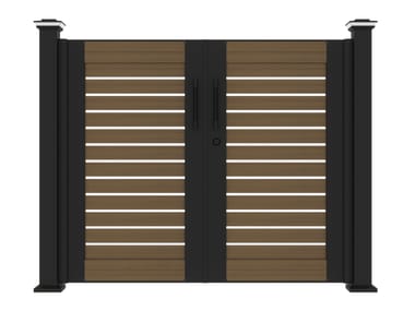 YARDCOM, MOUNTAIN MISTS Cancello a battente in alluminio