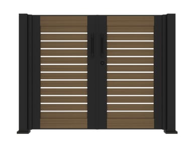 YARDCOM, MOUNTAIN MISTS Cancello a battente in alluminio