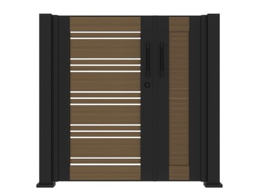 YARDCOM, ROSY CLOUDS Cancello a battente in alluminio