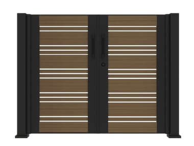 YARDCOM, ROSY CLOUDS Cancello a battente in alluminio