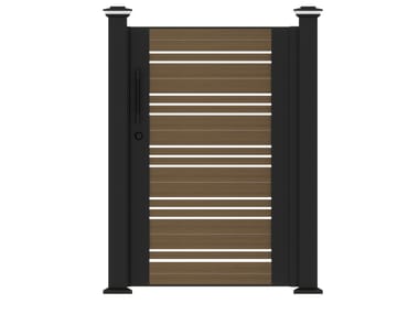 YARDCOM, ROSY CLOUDS Cancello a battente in alluminio