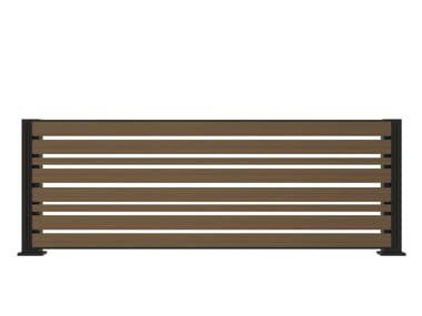 YARDCOM, SOFT WAVE Parete divisoria modulare in alluminio