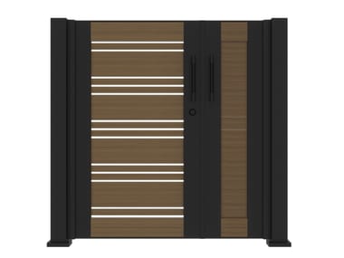 YARDCOM, STARS Cancello a battente in alluminio