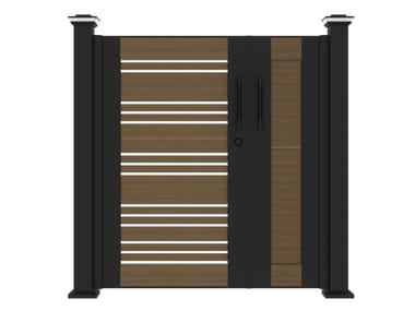 YARDCOM, STARS Cancello a battente in alluminio