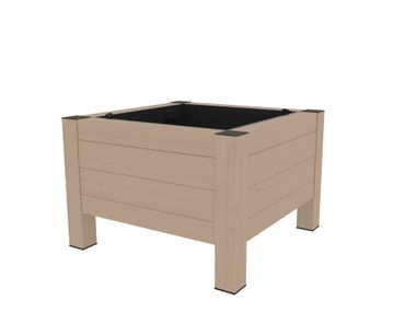 Jardinera cuadrada modular baja ULTRA SERIES FLOWER BOX 2 YARDCOM
