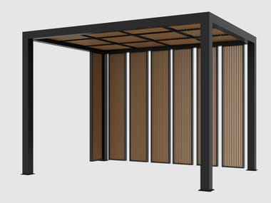 YARDCOM, WILD LUXURY ORIGINAL Pergola autoportante in alluminio
