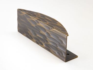 Brass door handle MATERIA MAGMA YDF