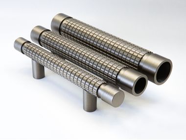 Aluminium door handle TRAMA COLOR YDF