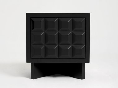 Comodino rettangolare in compensato KARO YET. Design Studio