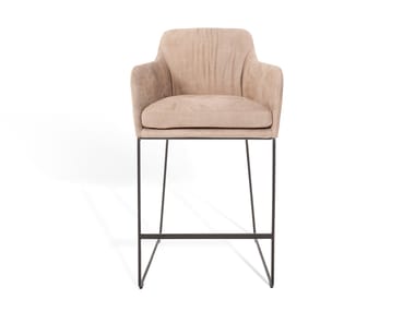 Sgabello a slitta da cucina con braccioli YOUMA CASUAL KFF