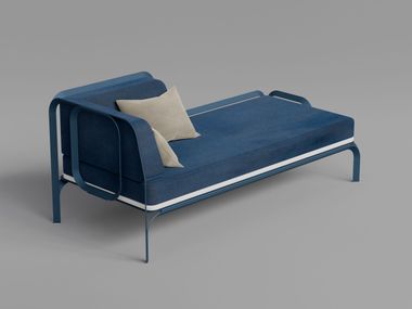 Dormeuse imbottita con schienale AUDACE Yla