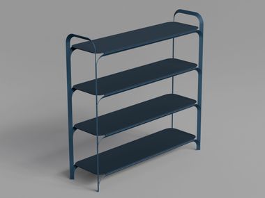 Open metal bookcase AUDACE Yla