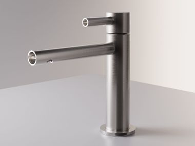 Stainless steel washbasin mixer TUBEX ZAZZERI