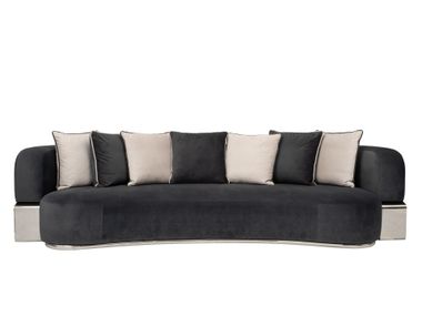 3 seater fabric sofa KAILAS ZEBRANO
