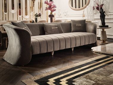 3 seater fabric sofa QUINTUS ZEBRANO