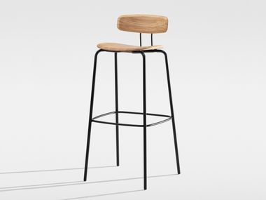 Solid wood barstool OKITO BAR ZEITRAUM