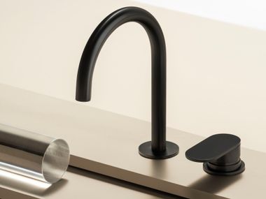 OCTO X ZOX5516.X 3 hole countertop stainless steel washbasin mixer
