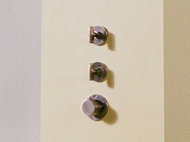 3 hole thermostatic recessed shower tap VELOCE ZVE5802 ZUCCHETTI