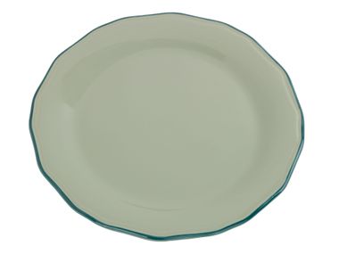 Prato marcador redondo em grés porcelânico ASOLO Zafferano