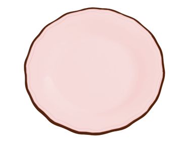 Prato raso em grés porcelânico ASOLO Zafferano