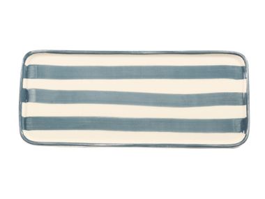 Rectangular ceramic plate LIDO Zafferano