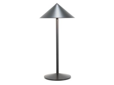 Lampada da tavolo ricaricabile in alluminio PINA L DESK Zafferano
