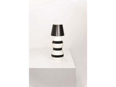 Zafferano Poldina lampe batterie, décor chromé