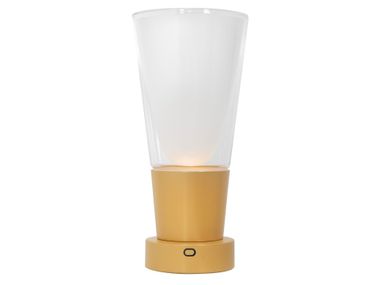 Rechargeable cordless aluminium table lamp SOFFIO Zafferano