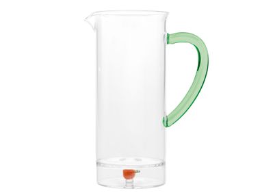Borosilicate glass jug TECA FRUTTA Zafferano
