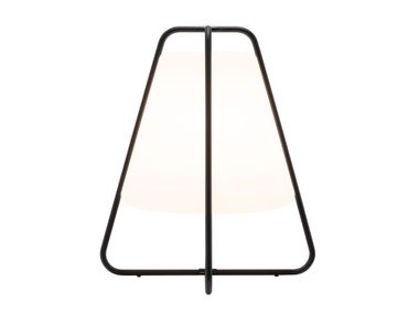 Rechargeable cordless aluminium table lamp TEEPEE Zafferano