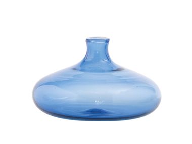 Vaso fatto a mano in vetro borosilicato UN FIORE Zafferano