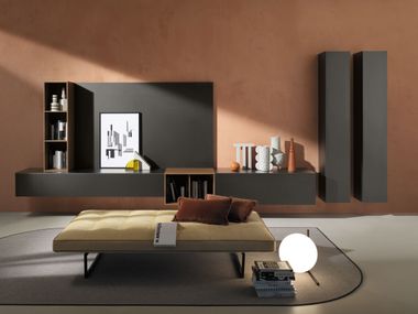 Wall-mounted storage wall MODULOR SM2203 Zalf