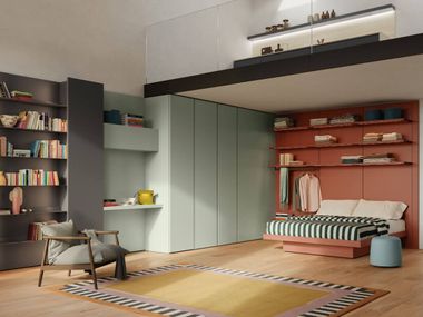 Fitted bedroom set ONESPACE SM2630 Zalf