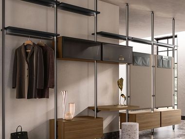 Divider sectional bookcase with built-in lights WINDY SM2224 Zalf